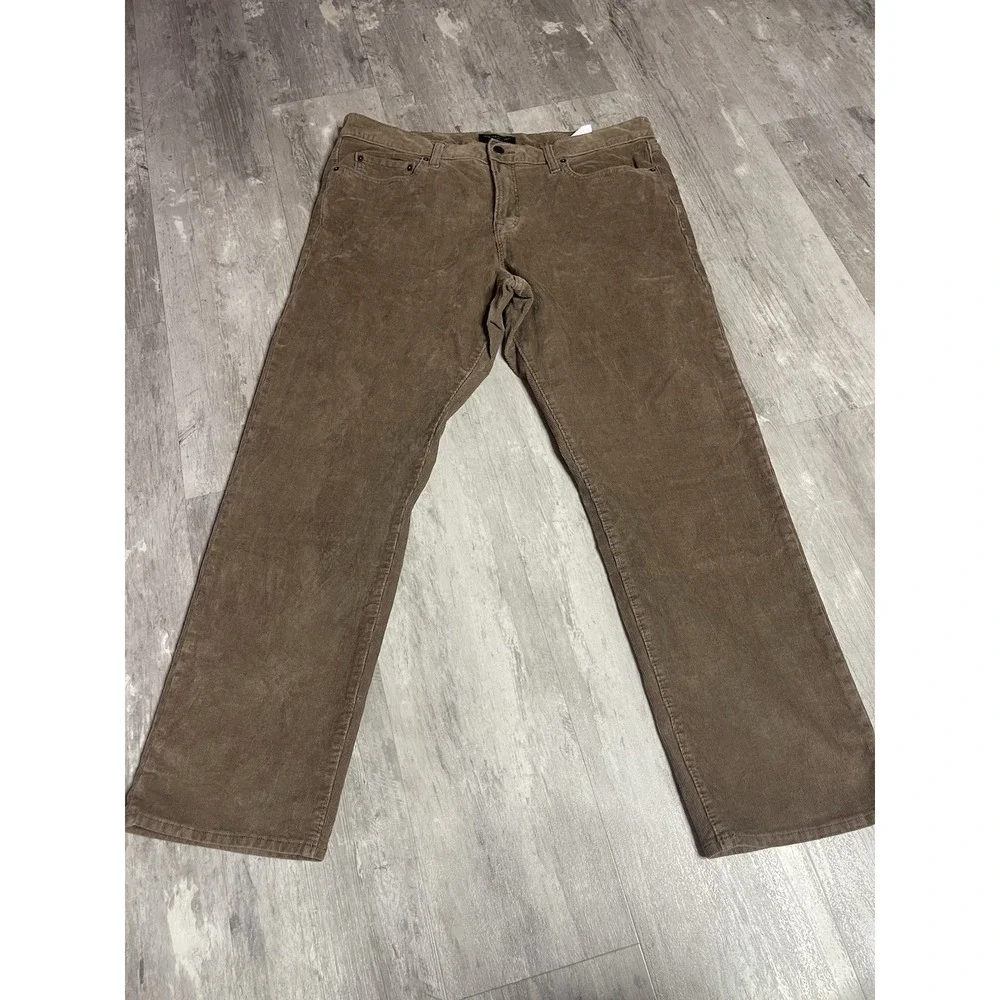 Banana Republic Pants Men's 36 x 30 Corduroy Brown Regular Fit Straight Leg Bag6